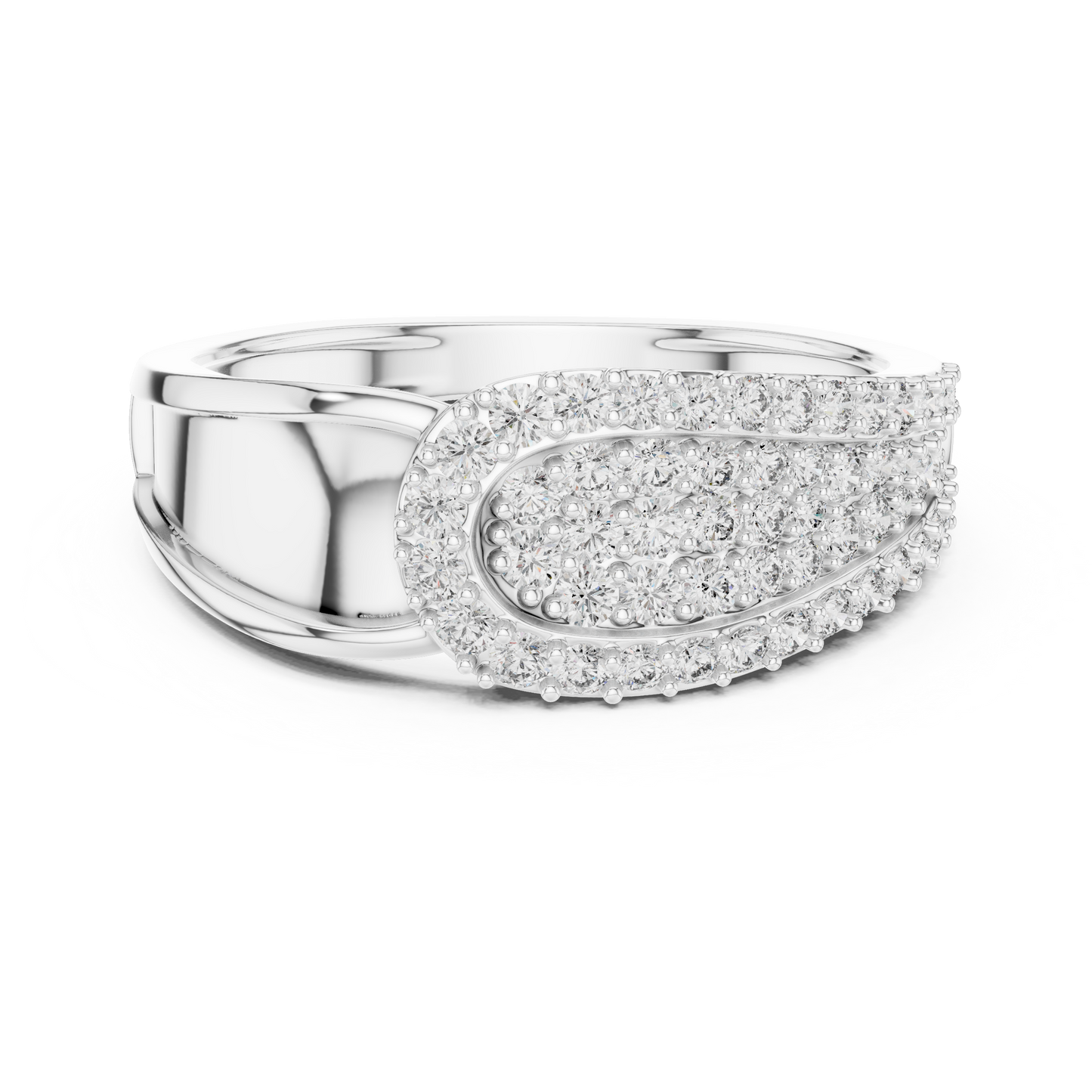 Glided Pave Band